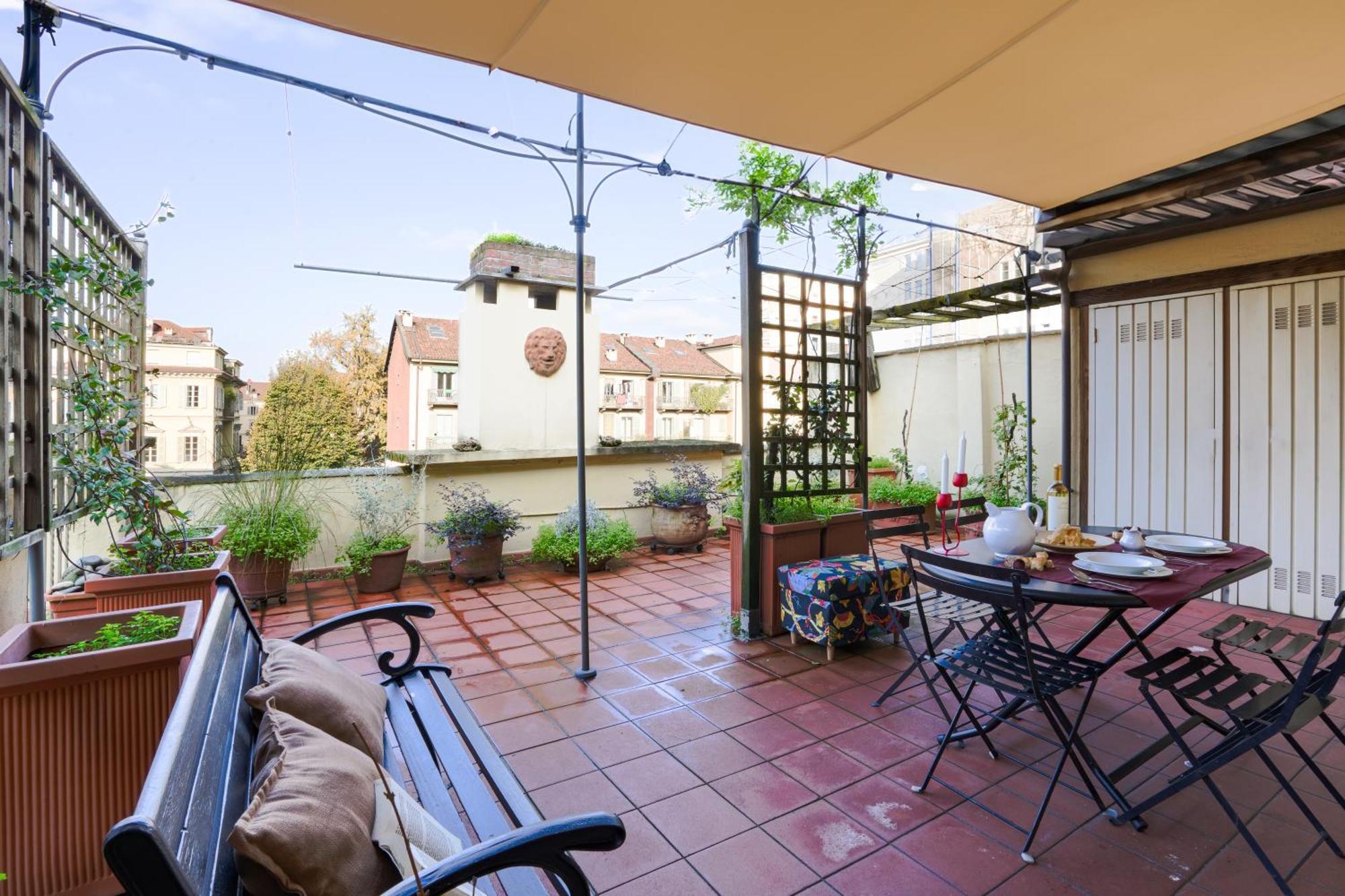 Mazzini Apartment, Terrace & River View Turim Exterior foto